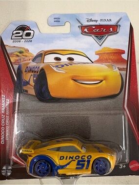 Disney Pixar Cars Cruz Ramirez - Dinoco 20th Anniversary Cross